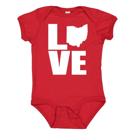 

Inktastic Ohio Love Gift Baby Boy or Baby Girl Bodysuit