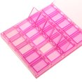 thumbnail image 4 of Caja De Plástico Sostenedor Vacío Caja Contenedora Caso De Exhibición Del Polvo Del Brillo, 4 of 9
