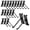 6 inch, variant on Gridwall Hooks 2 Inch 60 Pack Heavy Duty Display for Grid Wall Panels