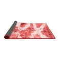 thumbnail image 2 of Ahgly Company Indoor Square Abstract Red Modern Area Rugs, 4' Square, 2 of 4