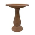 thumbnail image 5 of Bird and Beyond 24"H Fiber Clay Pedestal Bird Bath, Lightweight, 5 of 9