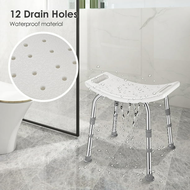 Bathroom Shower Chair Tub Bench Chair Non Slip Bathtub Stool Seat