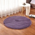 thumbnail image 2 of Plush Chair Floor Mat Round Carpet Children Bedroom Mat Play Tent Area Rug Yoga Mat, 2 of 6