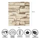thumbnail image 3 of Panel Adhesivo Pared Decorativo Azulejo Cocina Ladrillo 10pz Color Claro, 3 of 7
