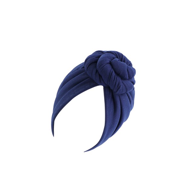 Guardurnaity Turbante Hijab musulmán con nudo de 2 capas, gorro elegante con cubierta en espiral, gorro de cabeza ancha, gorros de moda, accesorios Sombreros Armada