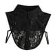 thumbnail image 3 of Cuello falso elegante para mujer, cuello falso para ropa, camisas, blusas, prendas de vestir, suéteres Negro, 3 of 8