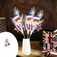 thumbnail image 1 of Tallos de bayas artificiales con motivos patriotas, ramas rojas, blancas y azules | Decoraciones para el 4 de julio, Día de la Independencia | Esquejes florales para el Día de los Caídos y el Día d, 1 of 5