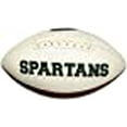 thumbnail image 3 of Michigan State Spartans Ballon de Football Brodé Pleine Grandeur, 3 of 4
