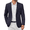 Navy Blue, variant on COOFANDY Men's Casual Blazer Jacket Slim Fit Two Button Suit Jackets Lightweight Knit Sport Coat