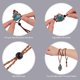thumbnail image 3 of Braided Waxed Cotton Thread Cords Macrame Pouch Necklace Making Adjustable Glass Beads Interchangeable Stone Necklace Peru 30 inch(76cm) 2pcs/set, 3 of 7