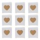 thumbnail image 1 of 50 Pcs Square Kraft Paper Candy Boxes PVC Transparent Heart-shaped Window Cupcake Favor Boxes Wedding Party Accessories (White), 1 of 4