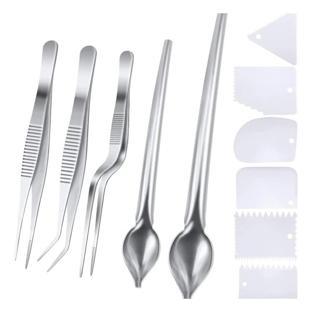 Juego de herramientas para emplatar, utensilios de chef, herramienta culinaria, kit de emplatado para decorar platos