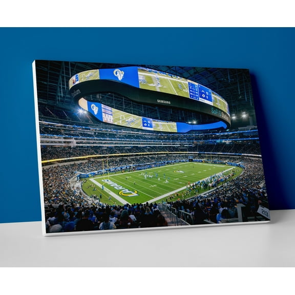 Los Angeles Rams Stadium Poster or Wrapped Canvas