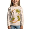 thumbnail image 3 of DISNIMO Sunflower Axolotl Shirt Kids Girls 13-14 Shirts Long Sleeve Cute Shirts for Girls Casual Tops Soft Crew Neck Tshirt Girls Fall Clothes for Kids Tops Girls Cute Winter Clothing Kids Tees, 3 of 7