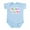 Sky Blue, variant on CafePress - My Nana Loves Me (Des. #1) Infant Bodysuit - Baby Light Bodysuit, Size Newborn - 24 Months