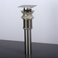 thumbnail image 3 of DAX Square Vanity Sink Pop up Drain without Overflow, 3 of 5