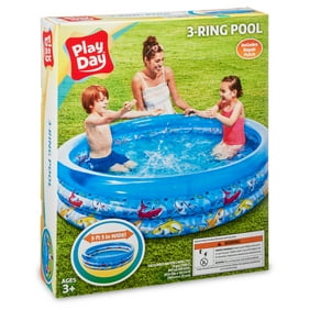 Play Day 3 Ring Pool, Blue