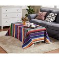 thumbnail image 3 of Mexican Indian Style Handmade Rainbow Colour Hanging Tapestry Beach Picnic Blanket, 3 of 8