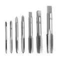 thumbnail image 4 of TFixol 8pcs Thread Metric Machine Hand Screw Thread Plug Taps Set M3 M4 M5 M6 M8 M10 M12 with 1pcs Adjustable Tap Wrench 1/16-1/2'', 4 of 7