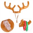 thumbnail image 3 of Inflatable Reindeer Hat Toss Game Xmas Holiday Party Toys Gift, 3 of 9