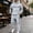 Light Gray, variant on Men's 2 Piece Sweatsuit Hoodie Tracksuit Set Long Sleeve Pullover Outfit with Pockets Elastic Waist Drawstring Casual Athletic Jogging Gym Running Winter Workout Black L