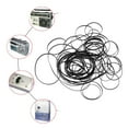 thumbnail image 2 of Convenient Pack of 100 Mix Size Flat Belts Cassette Tape Machine Drive Belts 3mm Width for Recorders DVD Players, 2 of 6