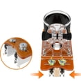 thumbnail image 2 of Wood Trimmer Router Base, 2 In 1 Compact Wood Palm Router Base Router Slotting A, 2 of 10
