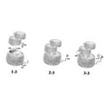 thumbnail image 3 of Classic Home and Garden Indoor/Outdoor Lightweight Polyresin 3-Tier Cascading Fountain with LED Light, Quartz Color, 11.5” D x 15” H, 3 of 3