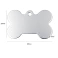 thumbnail image 4 of 10PCS 1.5in Bone Shaped Dog Tag Creative Cat Personalized Tag Cat Tag with Ring, 4 of 10