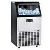 Ice Maker Machine 100LBS, Stainless Steel Commercial Ice Maker , Ideal for Supermarkets Cafes Bakeries Bars Restaurants Home Office