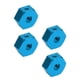thumbnail image 5 of Buje de accionamiento hexagonal de rueda de aluminio, 4 piezas 1/10 Rueda RC Rueda RC Bujes hexagonales Tuerca Accesorio RC Estándares líderes en la industria, 5 of 8