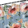 thumbnail image 3 of Waterproof Beautiful Colorful Floral Shower Curtain 72x72 Inch Boho Style Polyester Unique Shower Curtain for Bathroom Hotel Home Decor with 12 Plastic Hooks, 3 of 5
