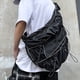 thumbnail image 1 of Unisex Casual Daypack Fashion Reflective Sling Bag Zip-lock Tamaño grande para colgar, 1 of 3