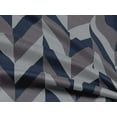 thumbnail image 4 of oneOone Rayon Dark Navy Blue Fabric Stripes Sewing Material Print Fabric By The Yard 56 Inch Wide-HH0, 4 of 5