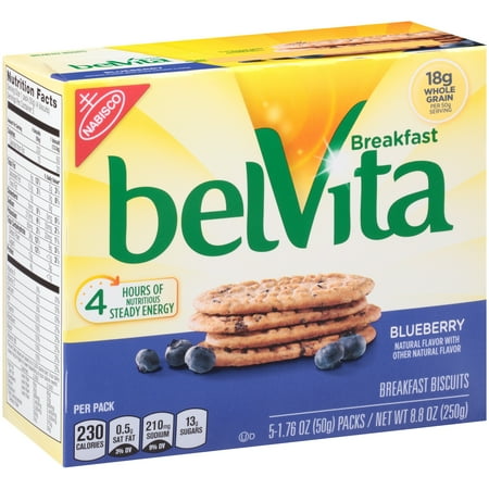 belVita Blueberry Breakfast Biscuits - 5ct