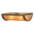 thumbnail image 4 of Meyda Tiffany 177252 Prime 2 Light 12" Wide Flush Mount Linear Ceiling Fixture - Copper, 4 of 6