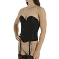 thumbnail image 1 of Women's Carnival 303 Satin Backless Longline Bra (Black 40B), 1 of 4