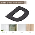 thumbnail image 4 of Unique Bargains 2.48 Inch 3D Self-Adhesive House Letter D for Hotel Mailbox Address, Matte Black, 4 of 5