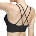 thumbnail image 2 of XFHLMJFF Breathable Bra For Women Everyday Bralette Fashion Practice Yoga Sports Daily Skin Friendly Fitness Beauty Back Stylish Underwear, 2 of 7