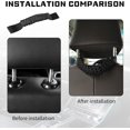 thumbnail image 4 of 2 PCS Car Rear Seat Safety Grab Handle, Paracord Braided Flexible Auxiliary Support Kit,Universal for Car Interior Accessories(Black ), 4 of 5