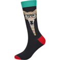 thumbnail image 3 of GHSDFBB Men's 2/4 Packs Fun Crazy Novelty Dress Crew Socks, 3 of 6