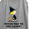 thumbnail image 3 of Peanuts - Witch Way To The Candy - Women's Racerback Tank Top, 3 of 6