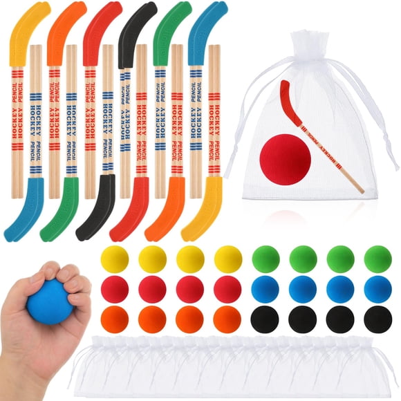 Set Party Favors Noveread Hockey, 72 unidades, con bolsas para lápices y pelotas