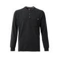 thumbnail image 3 of Wrangler Workwear Men's Long Sleeve Henley Shirt, Size Small to 3XL (Men's and Big Men's), 3 of 5