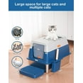 Ultimate Cat Haven XL Enclosed Stainless Steel Litter Box with High