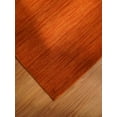 thumbnail image 4 of Rugsotic Carpets Handmade Rugs Hand Knotted Loom Rectangle 4'6''x6'6'' Orange Wool for Indoor Use, 4 of 12