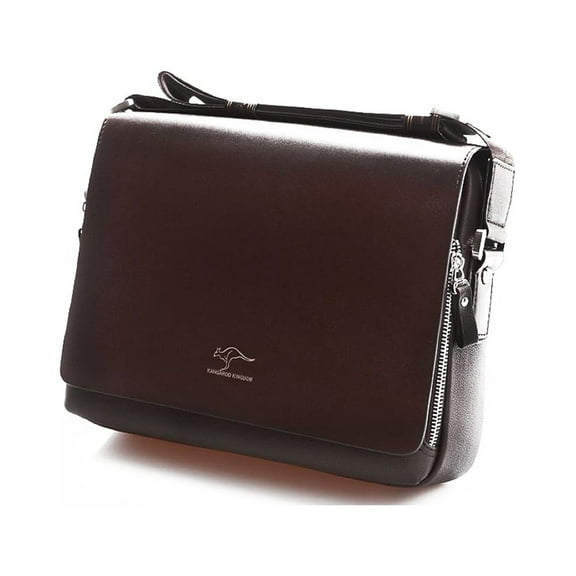 Masteelf Men's Horizontal Shoulder Bag Stylish Messenger Bag for Men Travel Work Daily Use