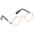 thumbnail image 3 of Lunettes Rondes pour Poupée à l'Échelle 1/6 Lunettes de Soleil pour Poupées Blythe Breloques Transparent, 3 of 7