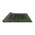 thumbnail image 2 of Ahgly Company Indoor Round Persian Turquoise Blue Traditional Area Rugs, 8' Round, 2 of 4