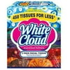 White Cloud 3 Pack Facial Tissues, 150-Sheet Flat Tissue Boxes